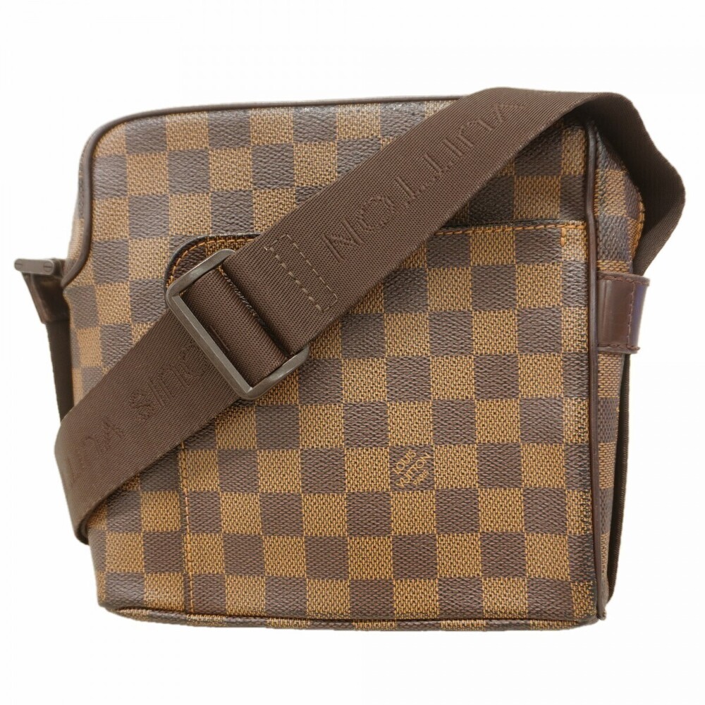 Louis Vuitton Damier Olaf Shoulder Bag Ebene Brown